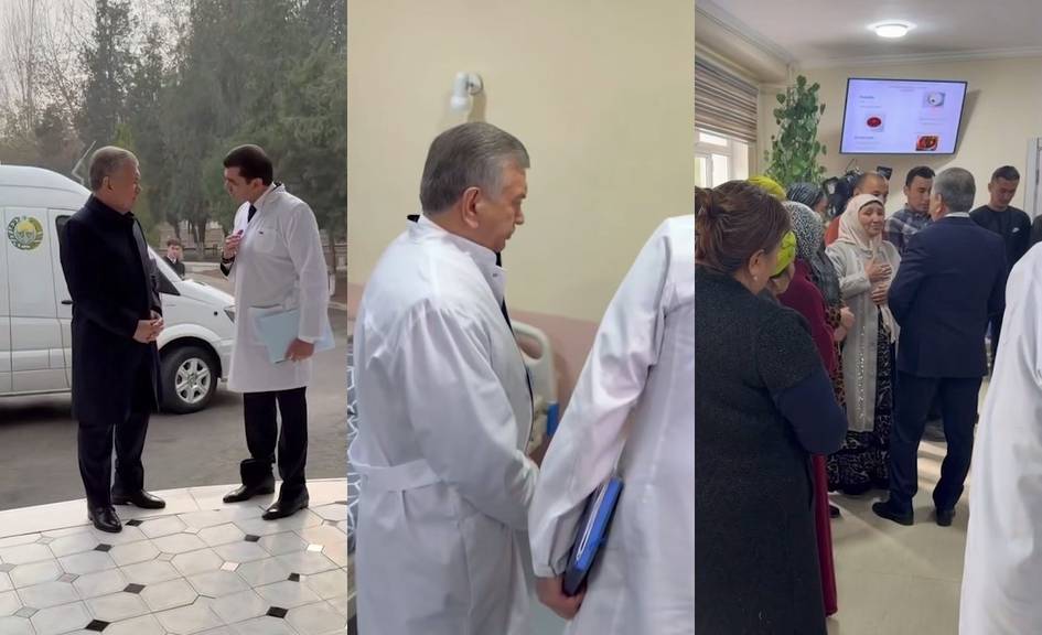 Prezident Gulistondagi portlashdan jarohatlanganlardan xabar oldi (video)