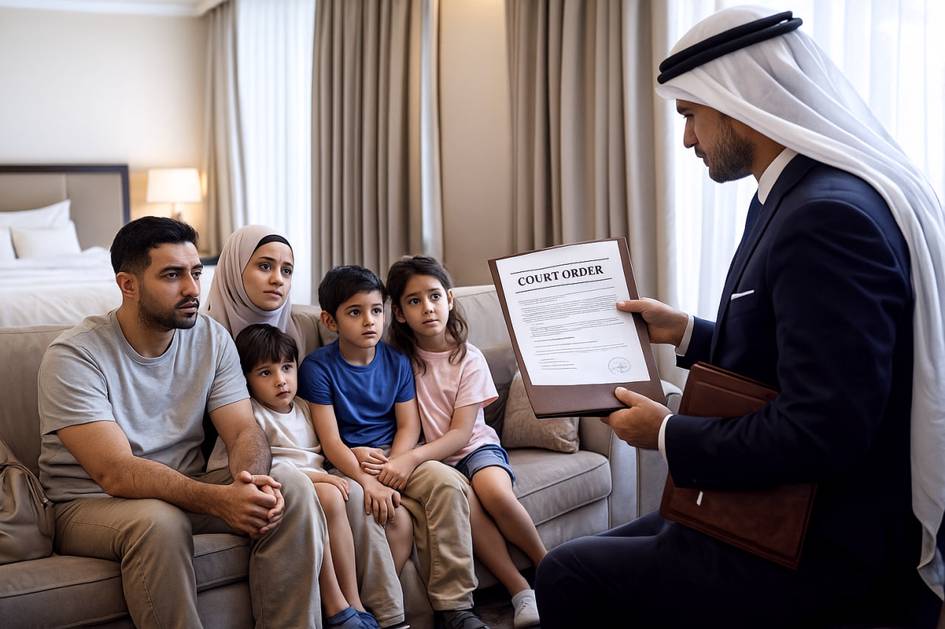 Дубайда оила икки йил давомида меҳмонхона ҳақини тўламай яшади