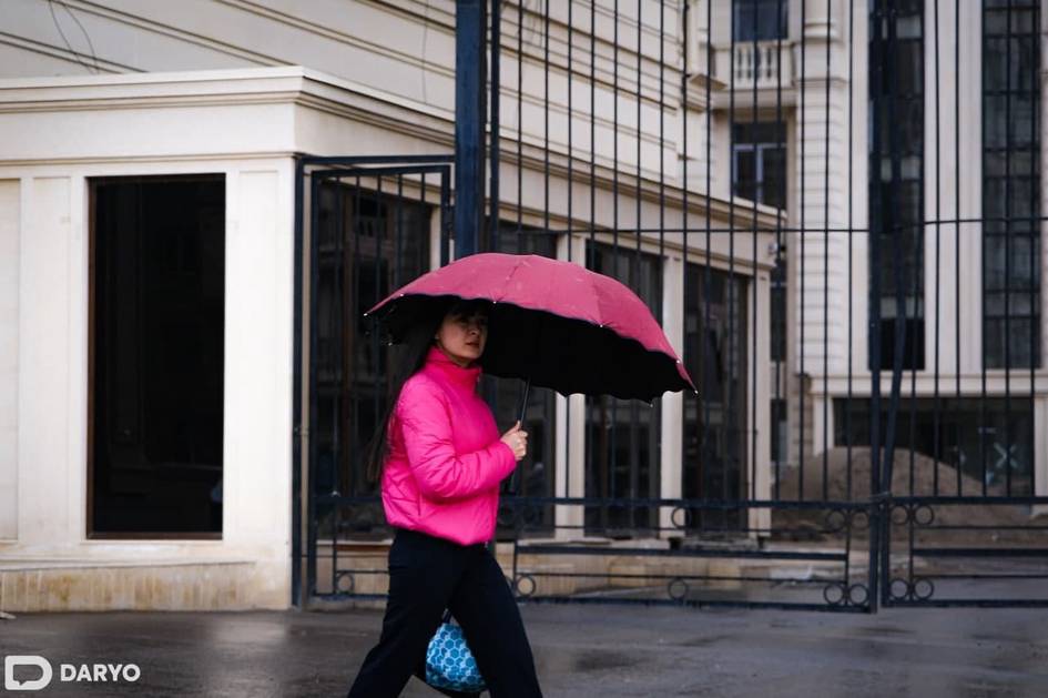 Hafta boshida O‘zbekistonning qator hududlarida yomg‘ir yog‘adi