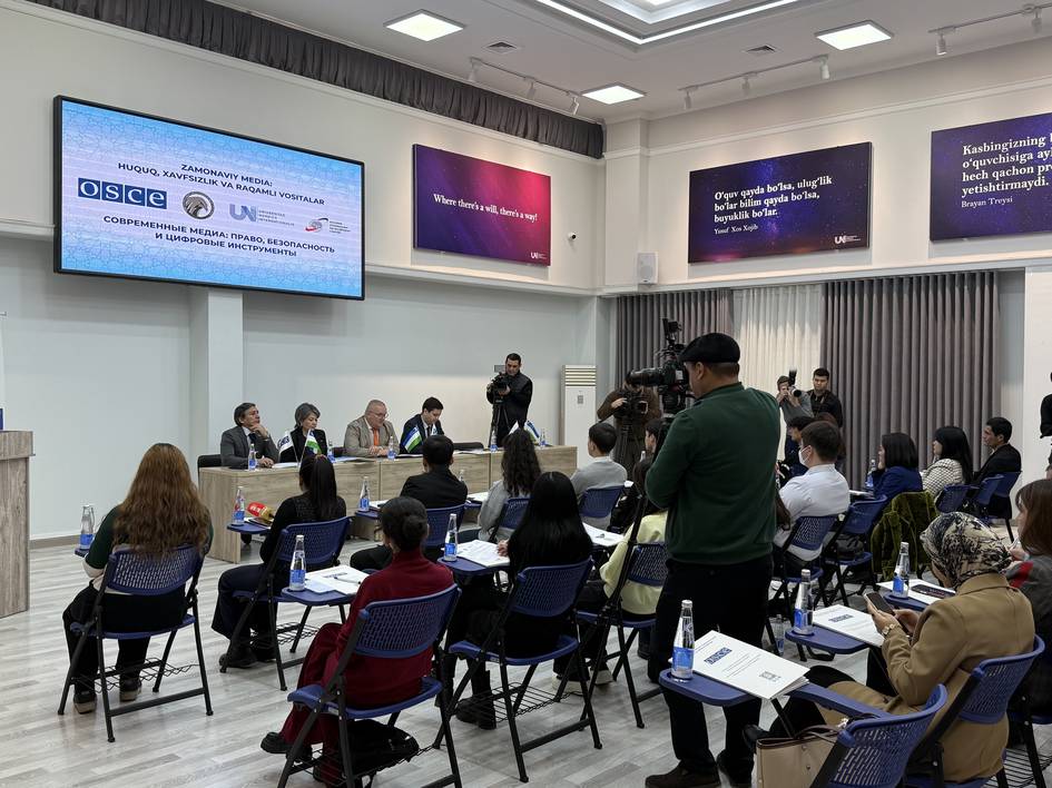 OSCE trains young journalists in Uzbekistan on media, AI, and ethics