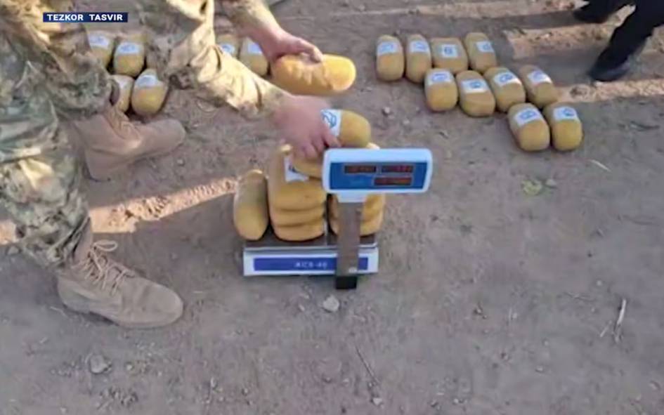 Surxondaryoda qariyb 51 kilo gashish olib ketayotgan shaxs ushlandi