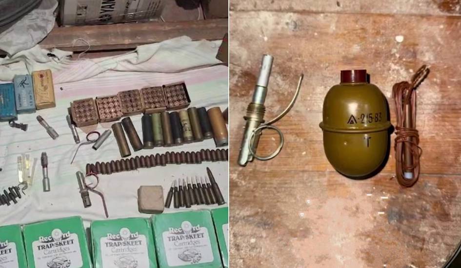 Тошкентда фуқаро уйини таъмирлаш чоғида граната ва қуроллар топиб олди