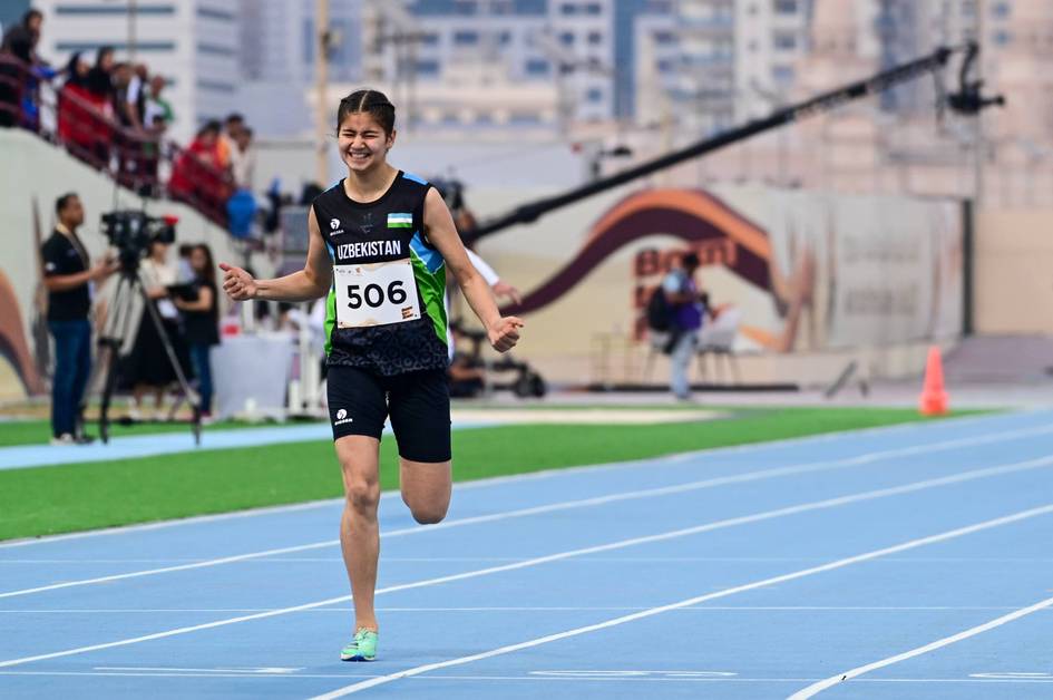 Ўзбекистонлик пара енгил атлетикачи қиз Осиё ўйинларида 8 та олтин медални қўлга киритди