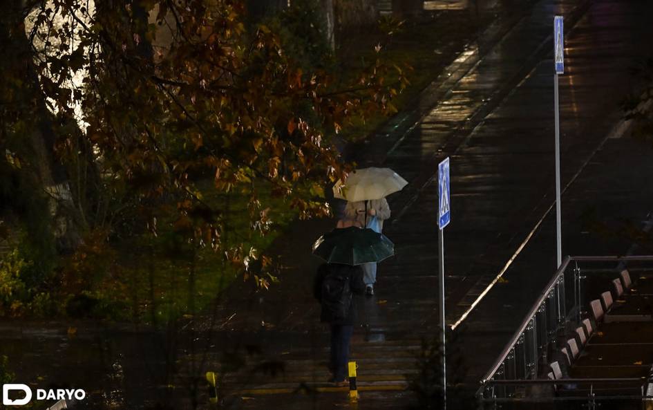 “O‘zgidromet” 17-dekabrda yomg‘ir yog‘adigan hududlarni e’lon qildi