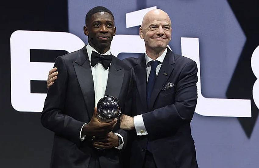 The Best FIFA Football Awards. Усмон Дембеле — 2025-йилнинг энг яхши футболчиси