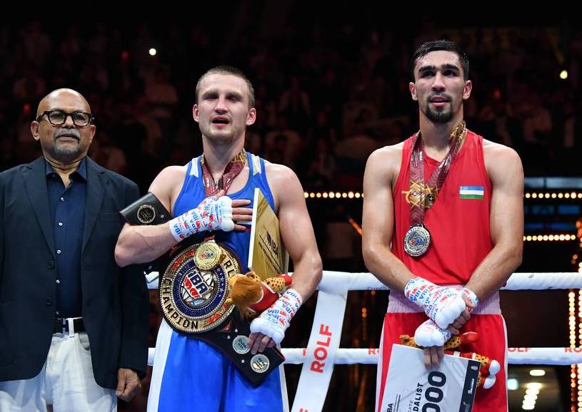 Жаҳон чемпионати финалида Ҳалоковнинг қулоғини тишлаб олган Шумков вазиятга изоҳ берди