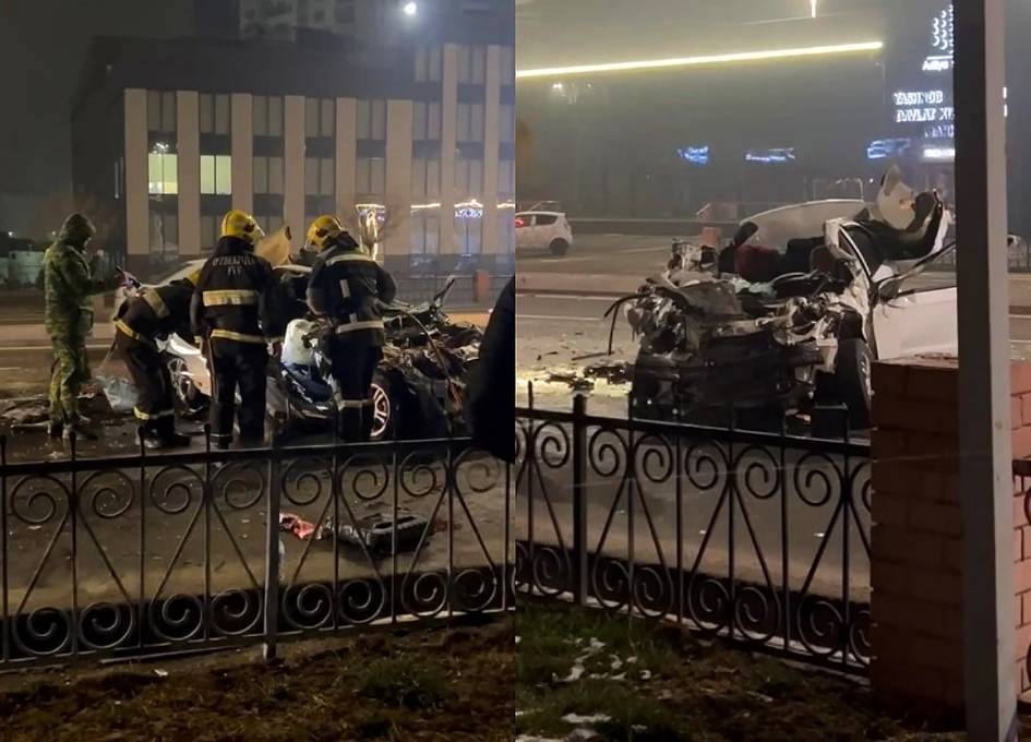 В Ташкенте в результате столкновения автомобилей Lacetti и Nexia-3 погиб один человек