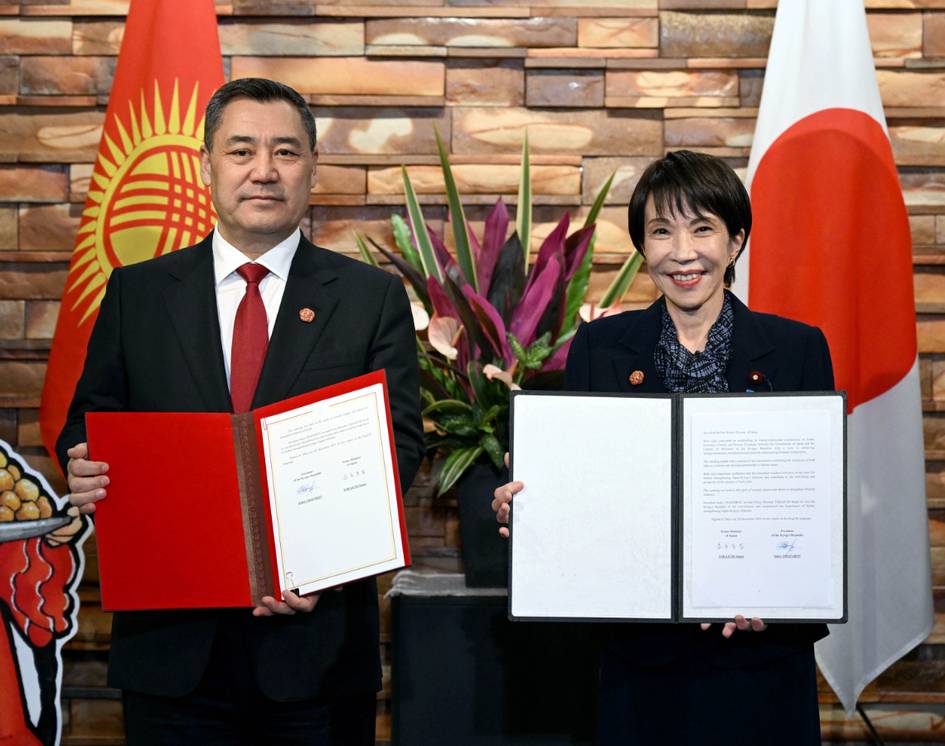 Kyrgyzstan, Japan sign economic and green technology agreements during Japarov visit