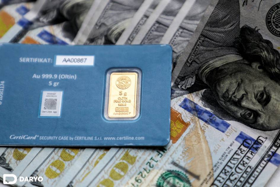 Ўзбекистонда 5 граммли олтин қуйма нархи 8,9 млн сўмга яқинлашди