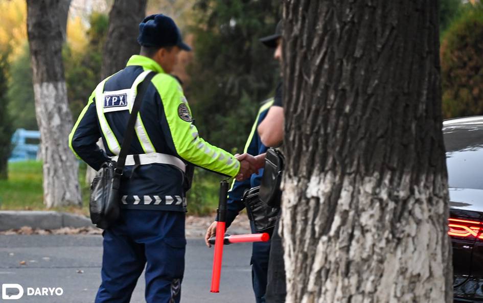 Yoʻl harakati qoidalariga amal qilmayotgan IIB xodimlariga qarshi reyd o‘tkazilmoqda — IIV