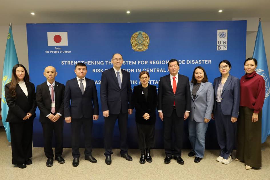 UNDP and Japan launch regional project to strengthen disaster preparedness in Central Asia