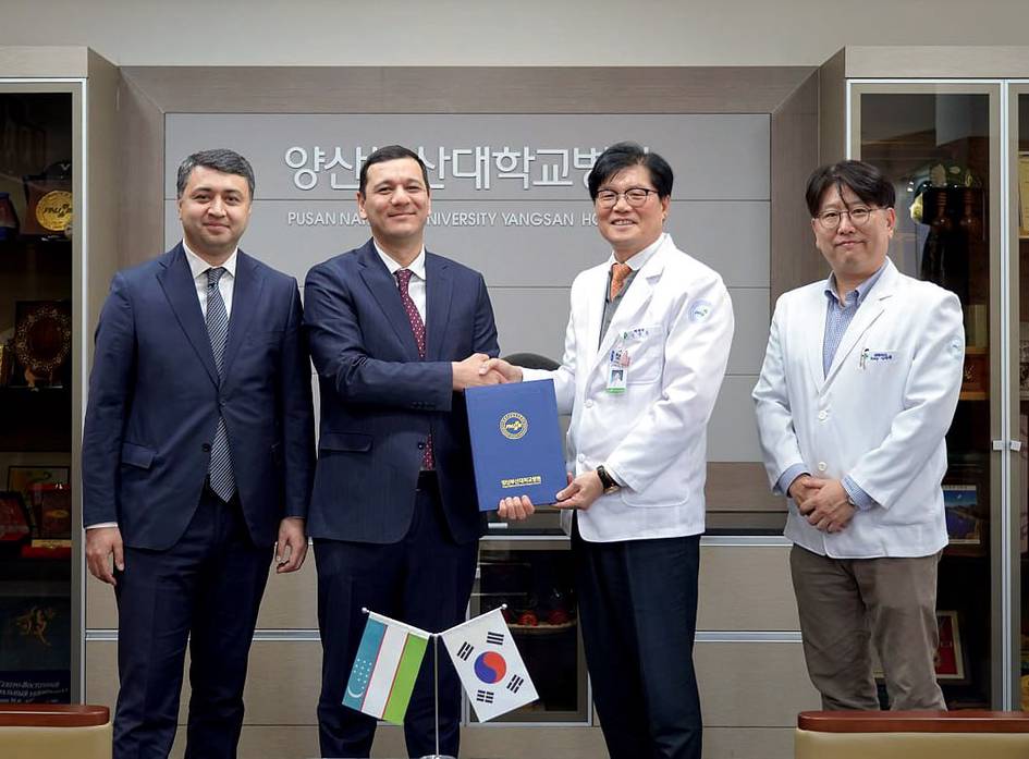 O‘zbekistonlik shifokorlar 200 ming dollarlik grant hisobidan Janubiy Koreyaga yuboriladi