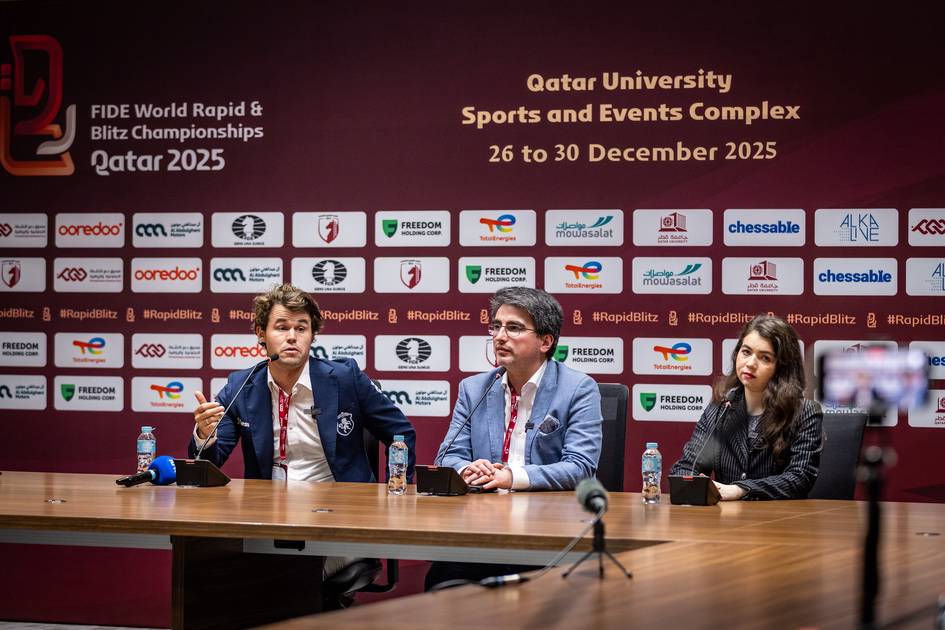 Рапид ва блиц Жаҳон чемпионати. Карлсен ва Горячкина рапид баҳсларида тенгсиз бўлди