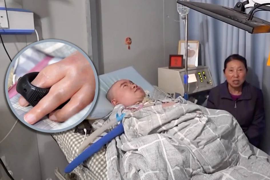 Хитойлик фалаж эркак биргина бармоғи ёрдамида “ақлли” ферма бошқарув тизимини ишлаб чиқди