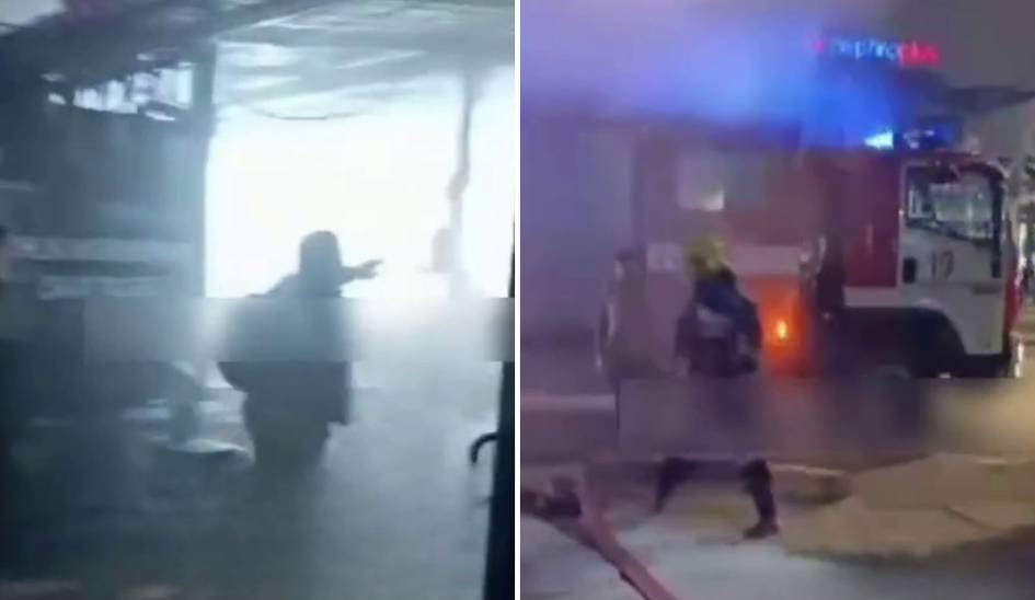 Тошкентдаги “Авиасозлар” бозорида дўкон ёниб кетди