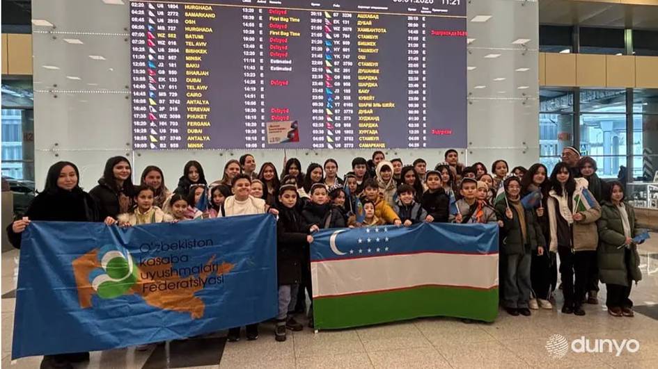 O‘zbekistonlik maktab o‘quvchilaridan iborat delegatsiya Rossiyaga yuborildi