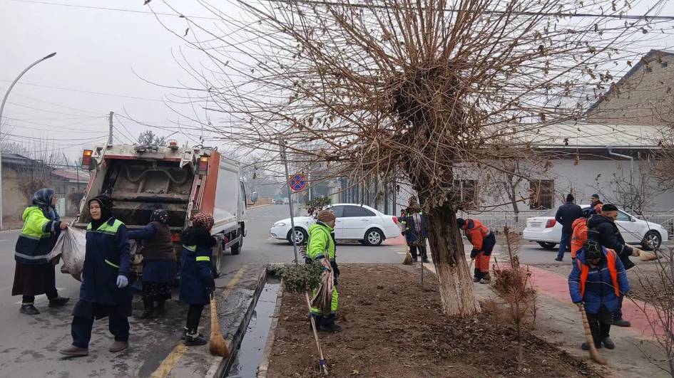 O‘zbekistonda 15 kunda hududlar 200 ming tonnadan ortiq qattiq maishiy chiqindidan tozalandi