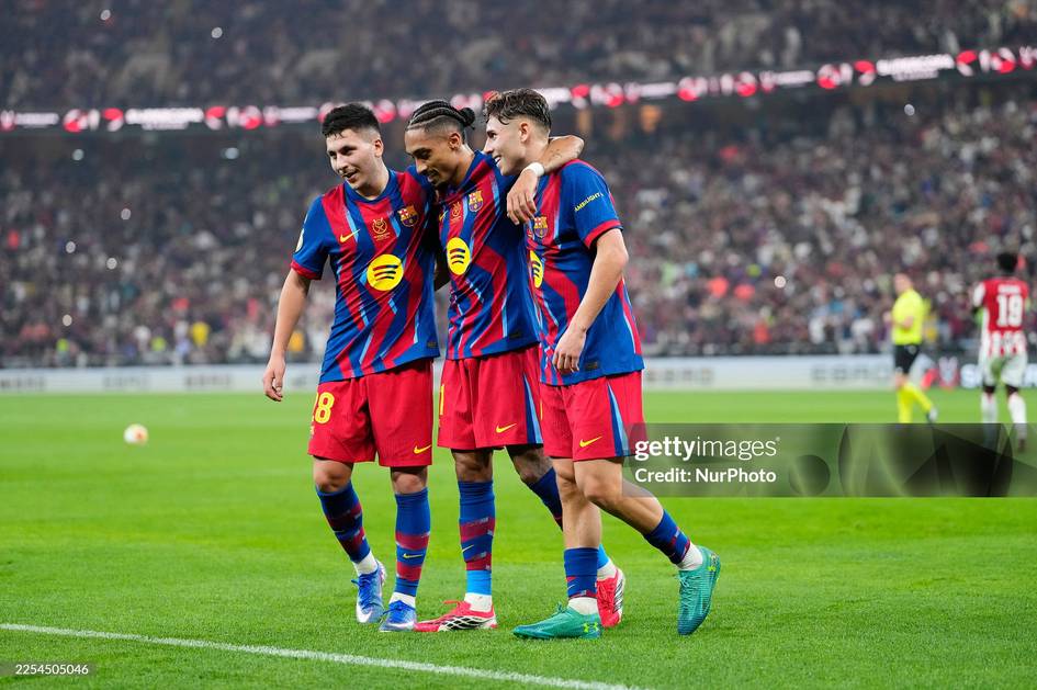 Испания Суперкубоги. “Барселона” “Атлетик Бильбао”ни тор-мор этиб финалга йўл олди