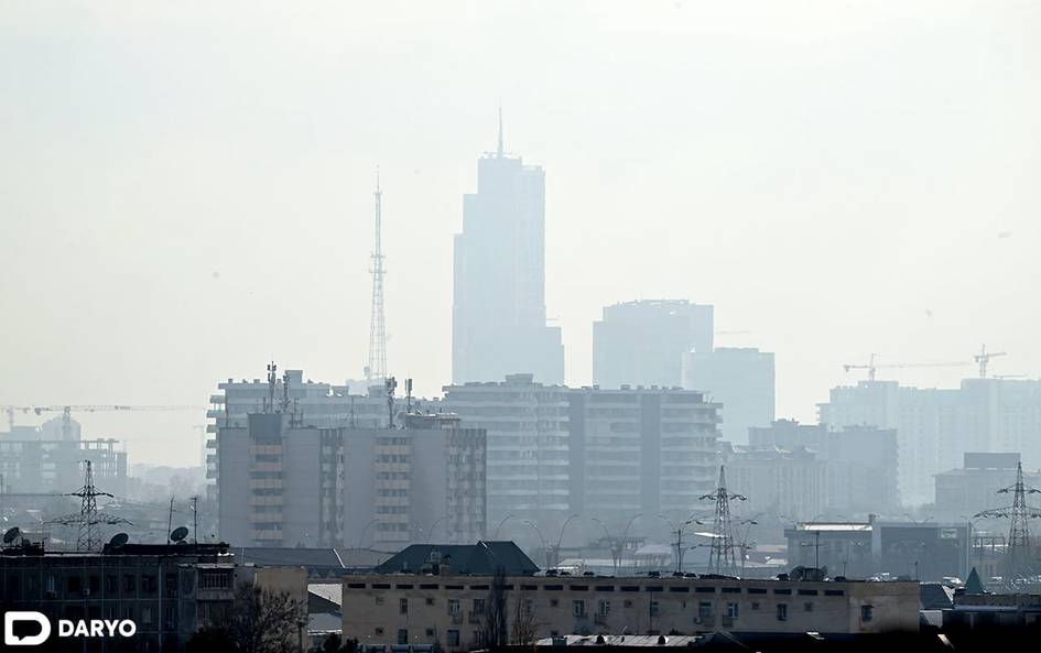В Узбекистане снова наблюдается ухудшение качества воздуха из-за температурной инверсии