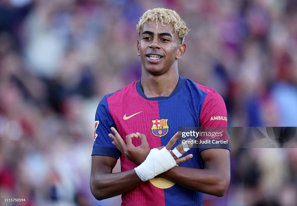 Ламин Ямаль Ла Лигада Месси ва Мбаппе эришган натижани такрорлади