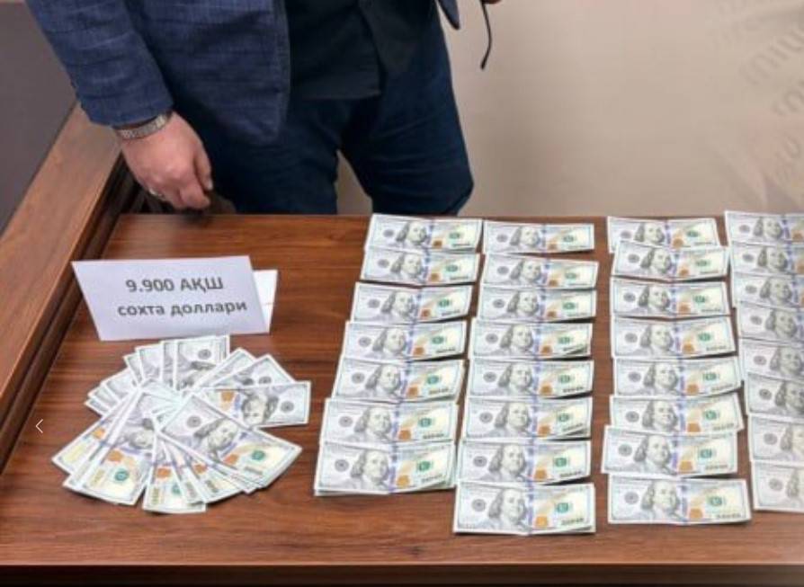 Toshkentda qalbaki 9900 dollarni sotgan ikki kishi ushlandi