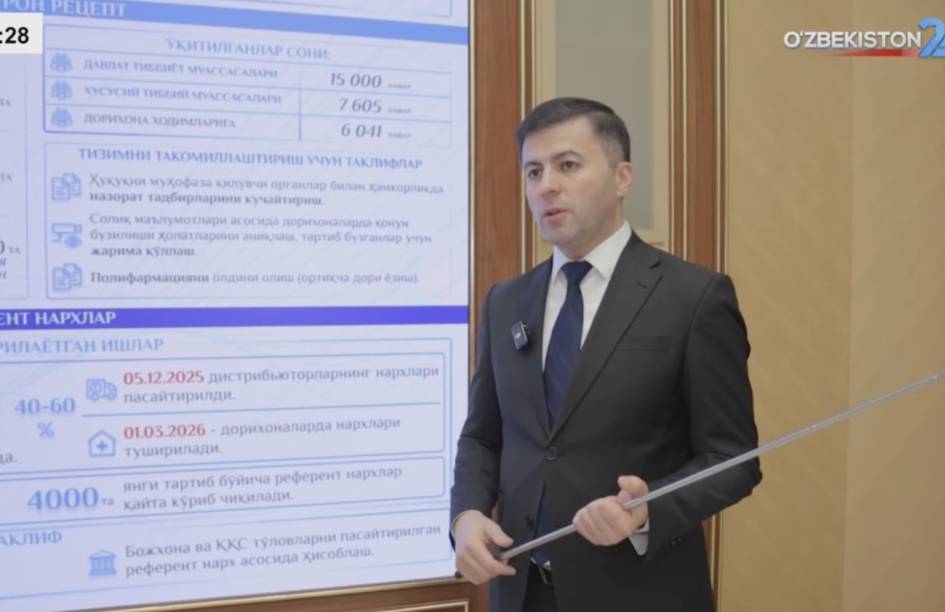 Uzbekistan plans measures to reduce pharmaceutical imports and expand domestic drug production