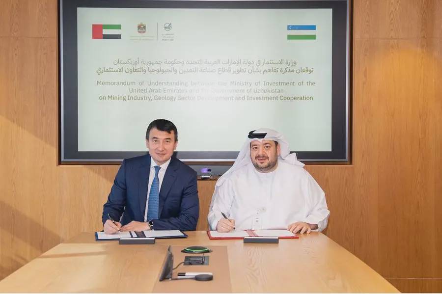 UAE, Uzbekistan sign MoU to develop mining sector focus on sustainable growth modernization