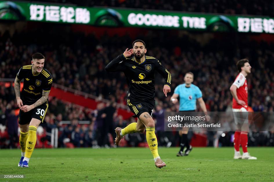 АПЛ. 23-турнинг марказий учрашувида “Манчестер Юнайтед” “Арсенал”дан устун келди