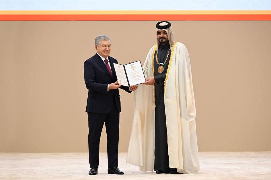 O‘zbekistonda Osiyo Olimpiya kengashi prezidenti mukofotlandi