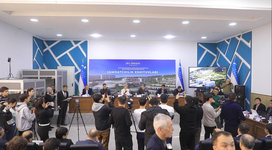 Uzbekistan holds public hearing on Sea Breeze resort environmental plan