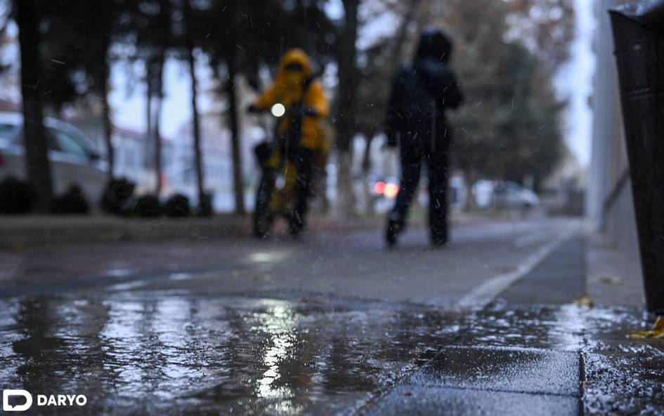 Ўзбекистоннинг айрим ҳудудларида 30 январь куни ёмғир ёғади