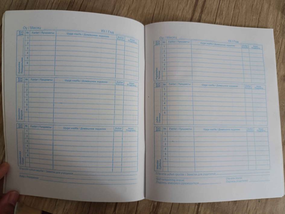 Школы Узбекистана не возвращаются к бумажным дневникам и классным журналам – Министерство