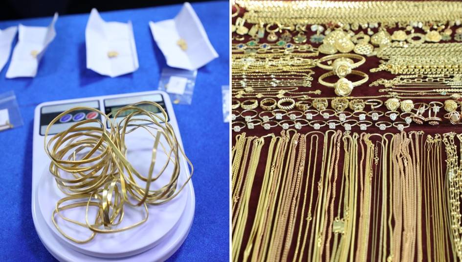 “Тошкент” халқаро аэропортида қиймати 2,2 млрд сўмдан ортиқ ноқонуний заргарлик буюмлари аниқланди