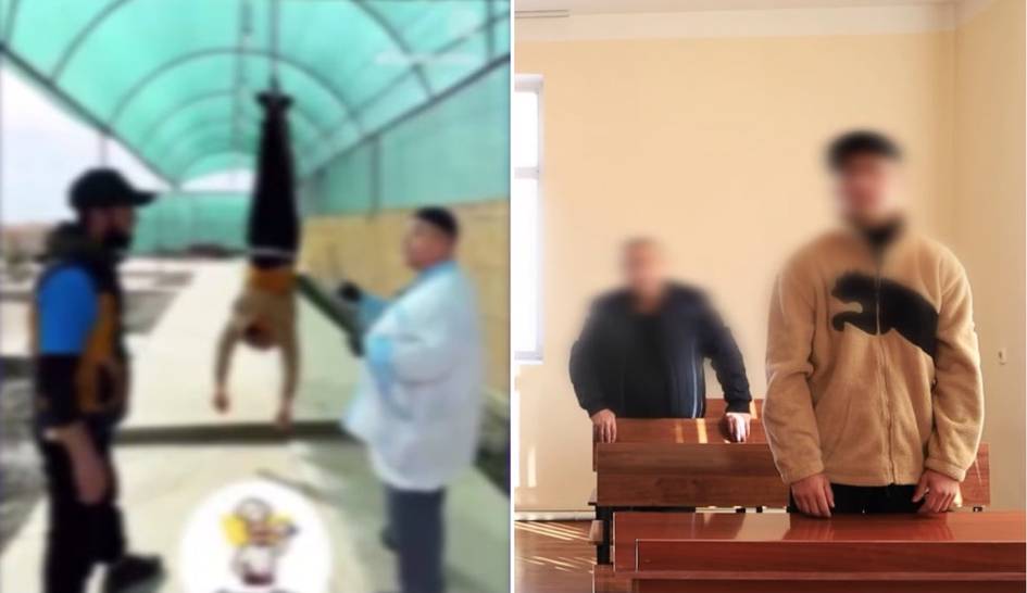 Бухорода одамни оёғидан осиб қўйиб реклама олганлар жазоланди