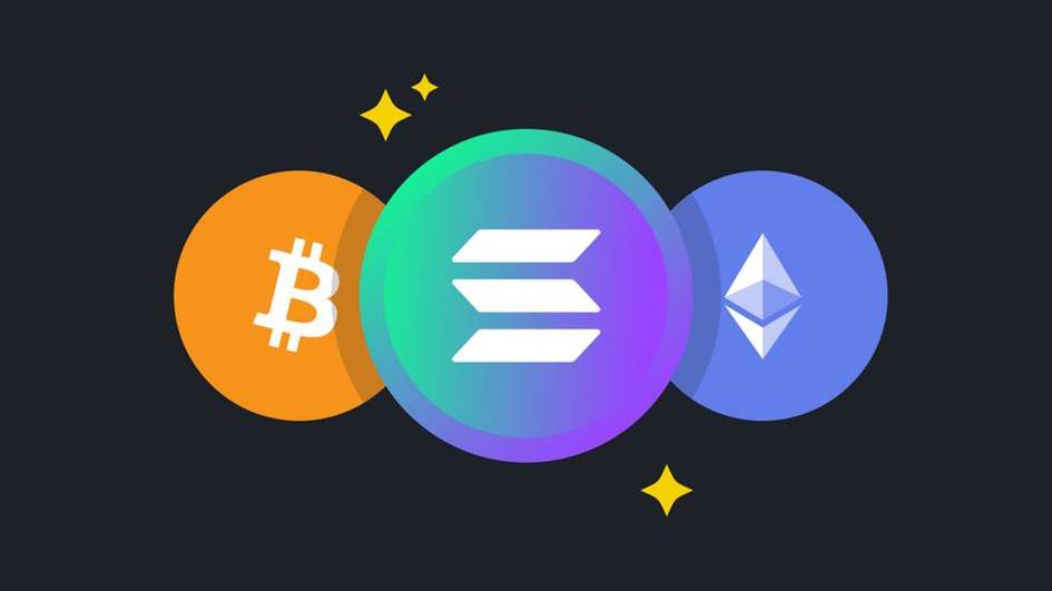 Как изменились курсы криптовалют Bitcoin, Ethereum и Solana в начале недели