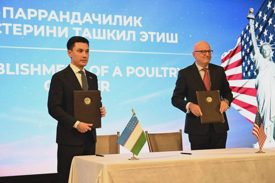 U.S. company Aviagen to create $40mn poultry cluster in Uzbekistan