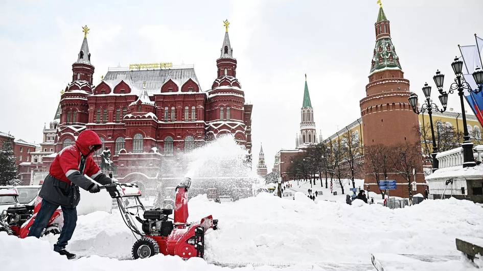 Rossiya poytaxtida qor qalinligi 72 yillik rekordni yangiladi