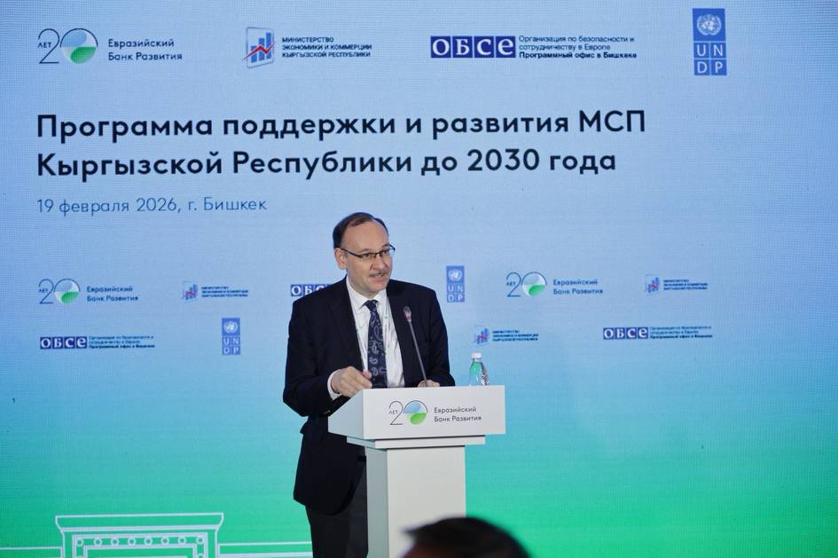 Kyrgyzstan partners with EDB, UNDP, OSCE to develop SME support program until 2030