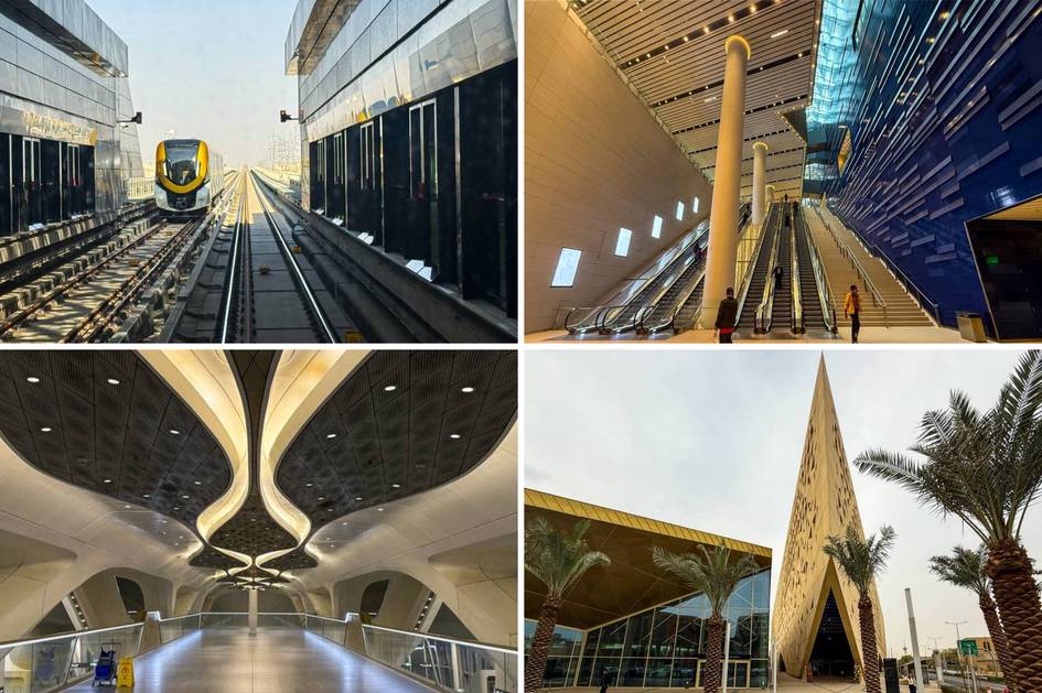 Беспилотное метро, премиум-вагоны и рекордная длина сети — фоторепортаж из метро Эр-Рияда