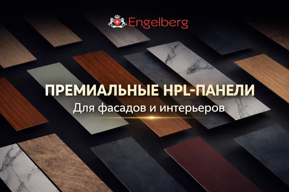 Новый этап на рынке архитектурных материалов: HPL-панели под брендом Engelberg