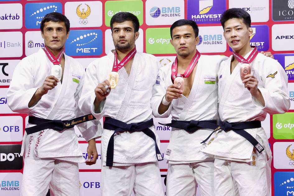 Toshkent Grand Slam turnirining ikkinchi kunida o‘zbekistonlik dzyudochilar uchta medal qo‘lga kiritdi