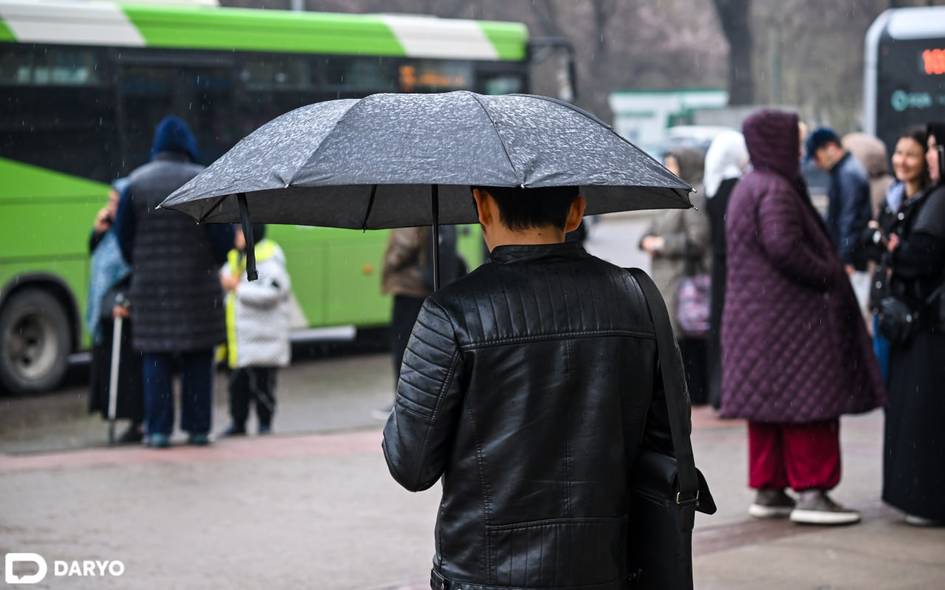 O‘zbekistonda 6-martda ham qator hududlarda yomg‘ir yog‘adi