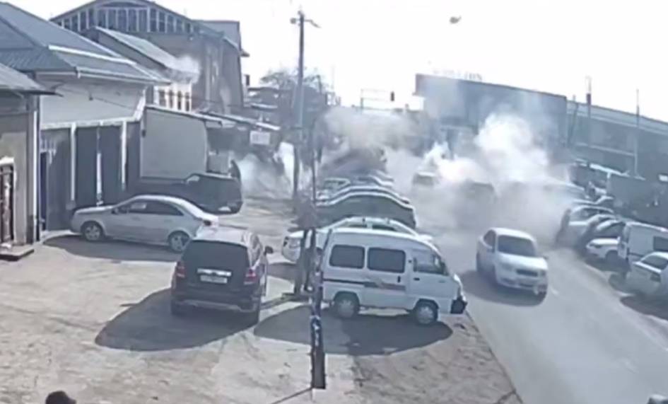 Қашқадарёда Damas’нинг газ баллони портлади (видео)