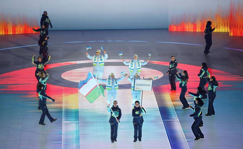 Делегация Узбекистана приняла участие в церемонии открытия зимних Паралимпийских игр