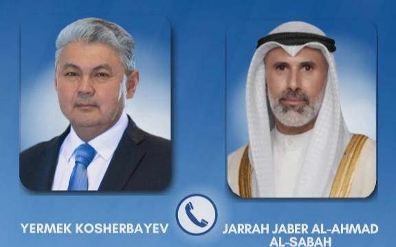 Kazakhstan, Kuwait foreign ministers discuss Middle East developments