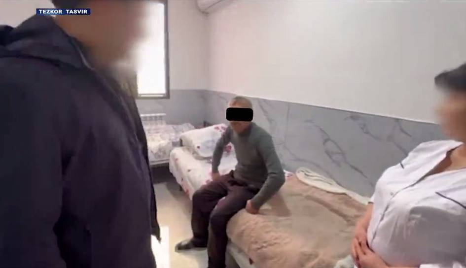 Toshkentda xususiy klinikada davolanayotgan bemorning yonidan 1,3 kilo gashish topildi (video)