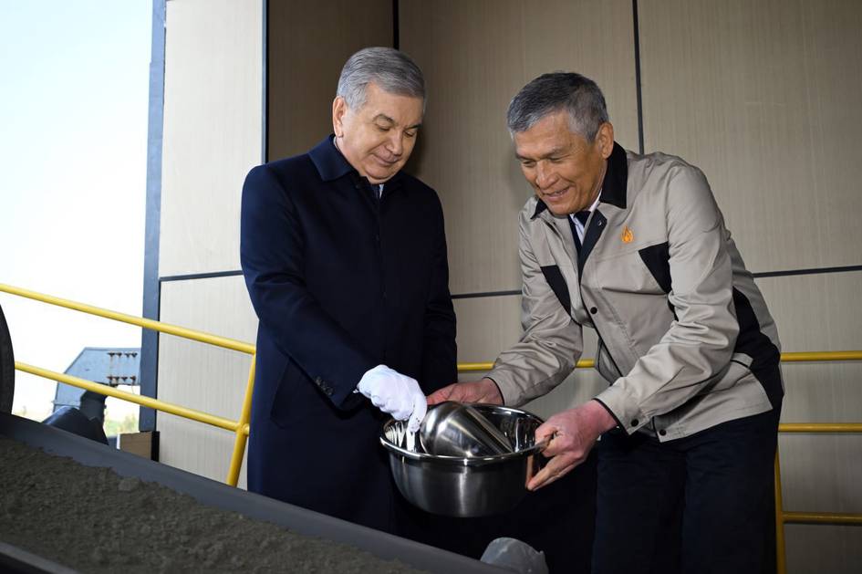 Prezident OKMKda mis konsentratini ishlab chiqarish jarayonini kuzatdi