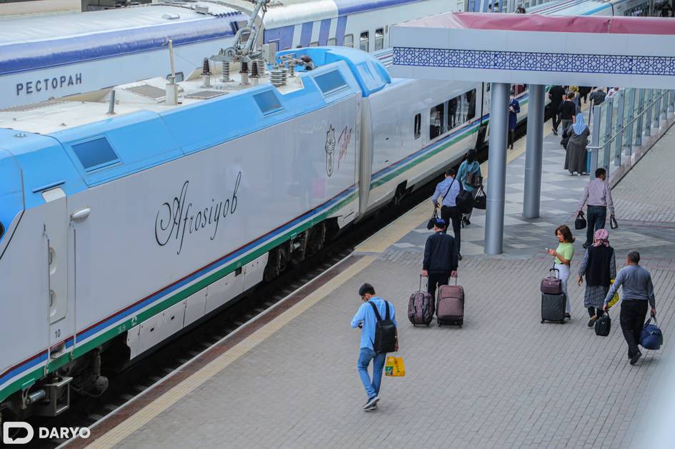 Скоростные поезда «Афросиёб» выйдут на новый маршрут