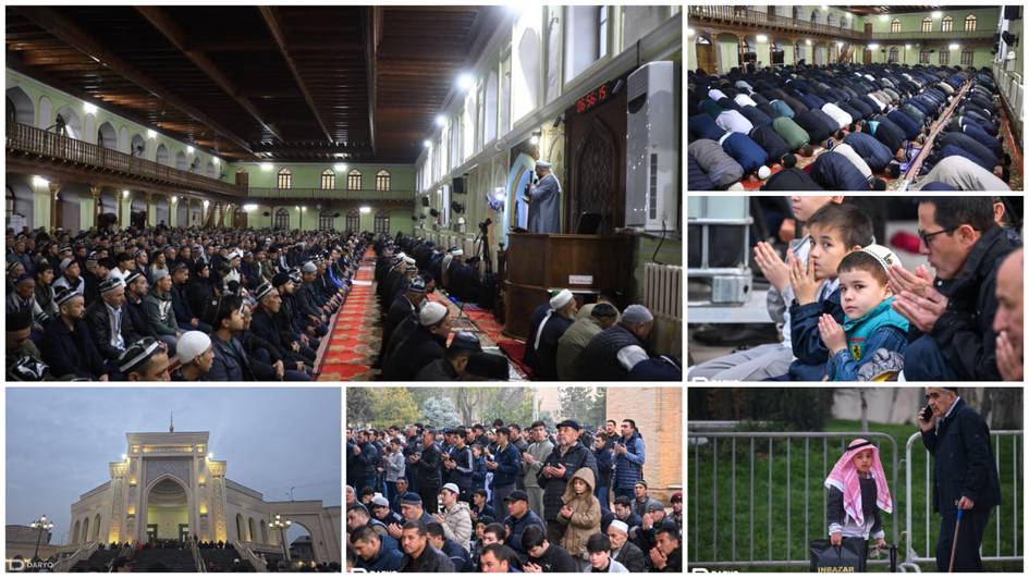 O‘zbekiston bo‘ylab o‘qilgan hayit namozi — suratlarda