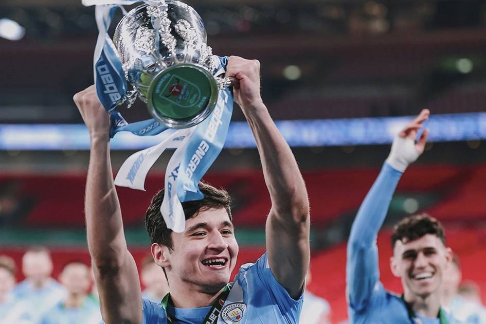 Uzbekistan's Abdukodir Khusanov wins English League Cup with Manchester City 